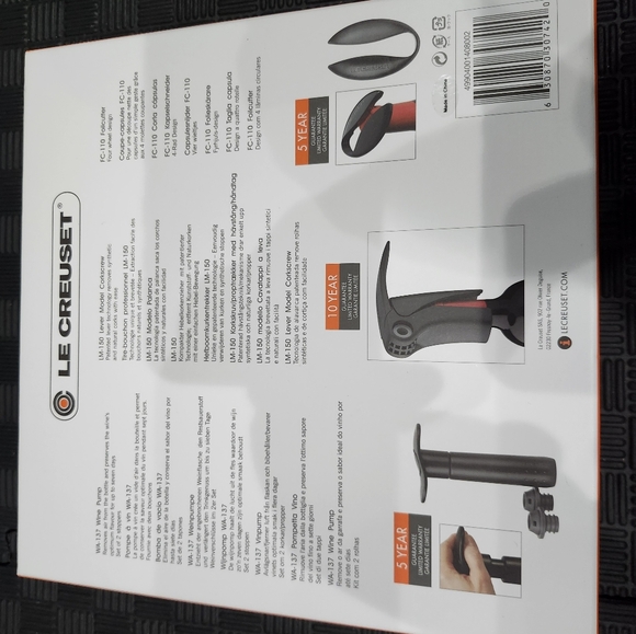 Le creuset gift set gs 901 5 piece wine set upc# 630870307420 - Picture 2 of 3